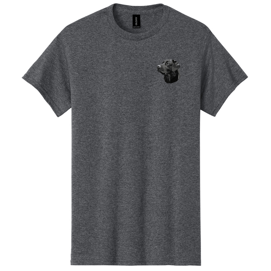 Labrador Retriever Embroidered Men's T-Shirt