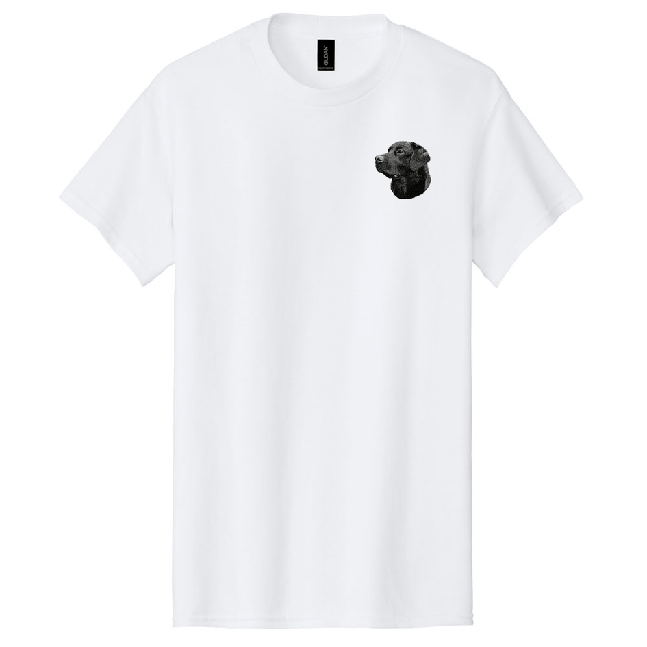 Labrador Retriever Embroidered Men's T-Shirt