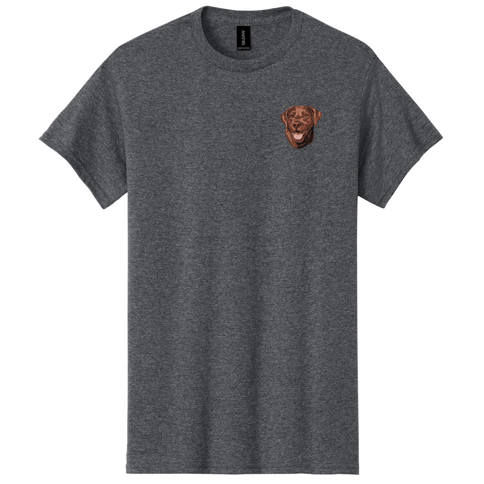 Labrador Retriever Embroidered Men's T-Shirt
