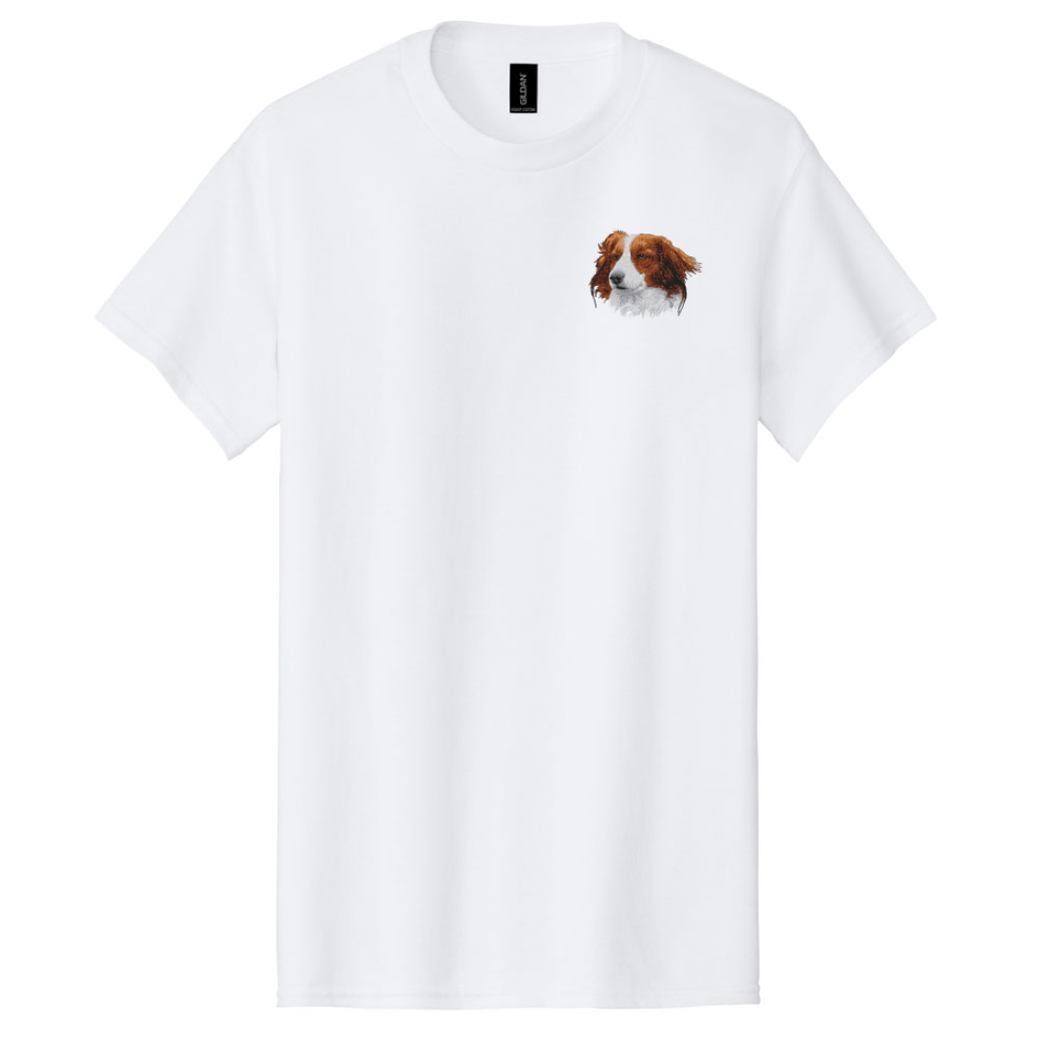 Nederlandse Kooikerhondje Embroidered Men's T-Shirt