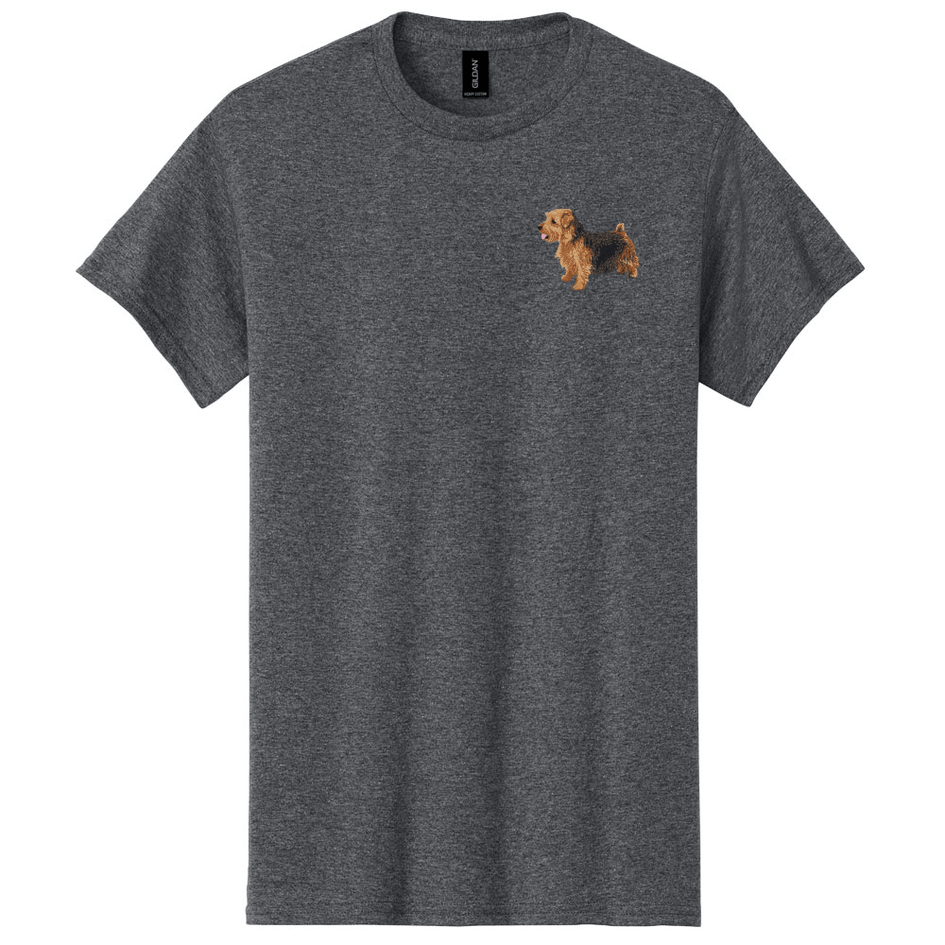 Norfolk Terrier Embroidered Men's T-Shirt