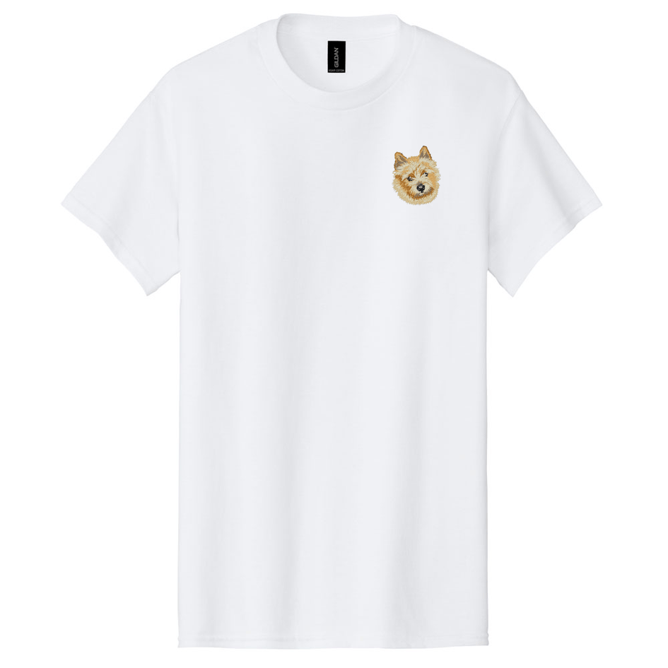 Norwich Terrier Embroidered Men's T-Shirt