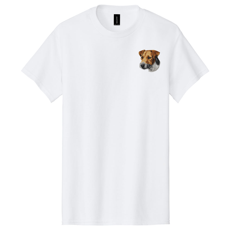 Parson Russell Terrier Embroidered Men's T-Shirt