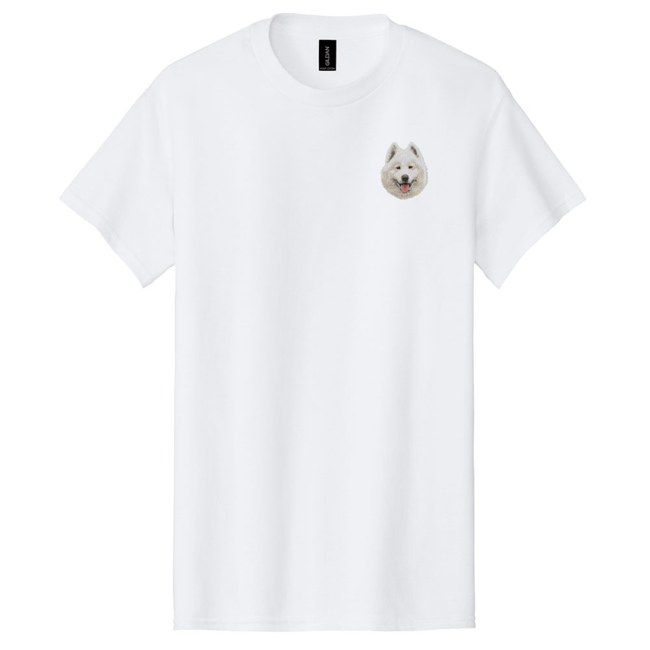 Samoyed Embroidered Men's T-Shirt