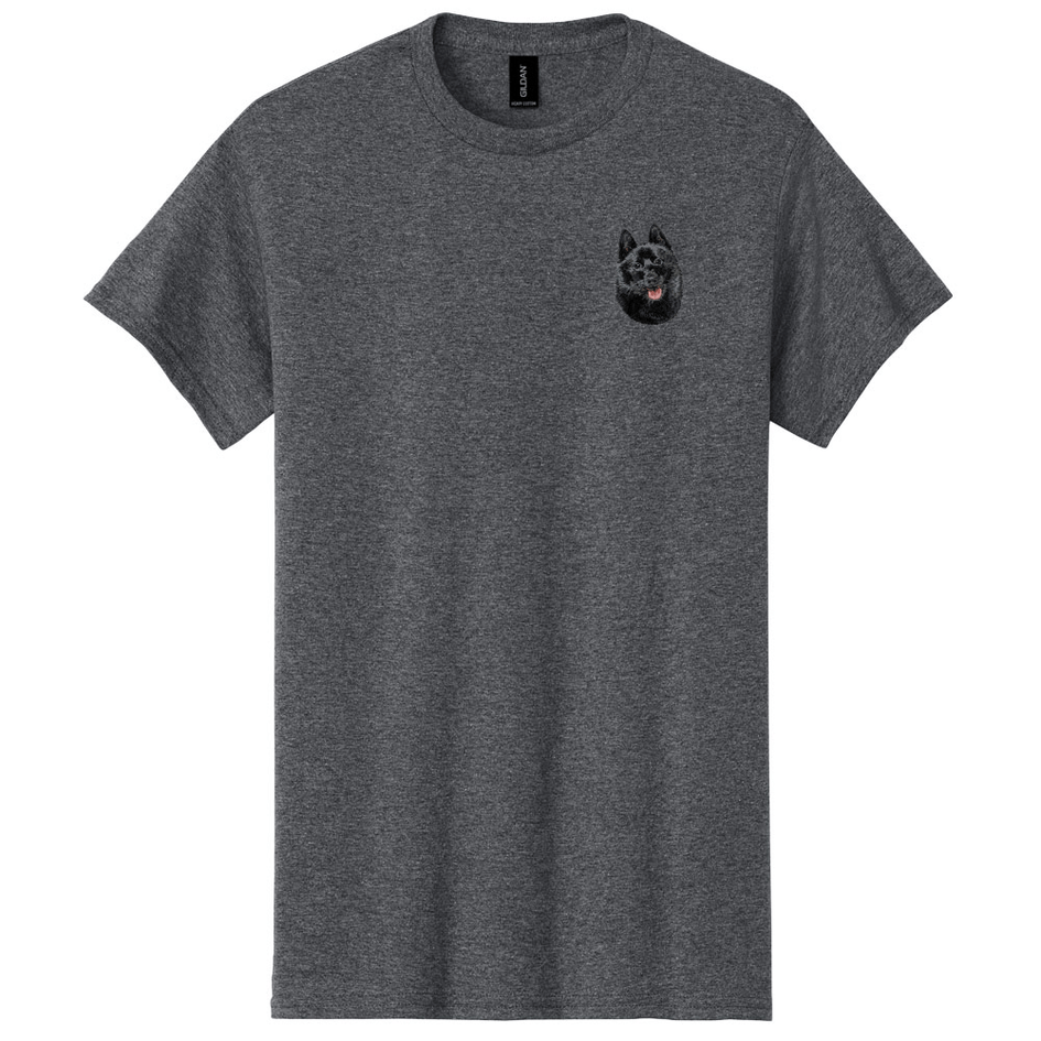 Schipperke Embroidered Men's T-Shirt