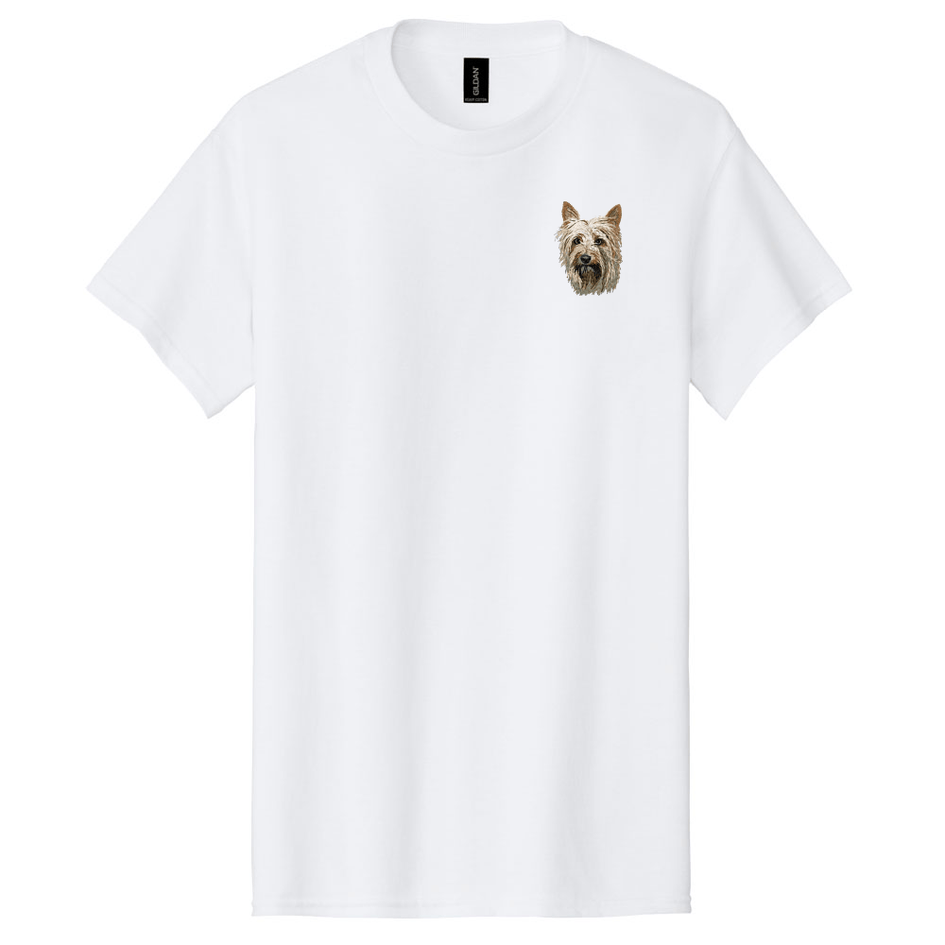 Silky Terrier Embroidered Men's T-Shirt
