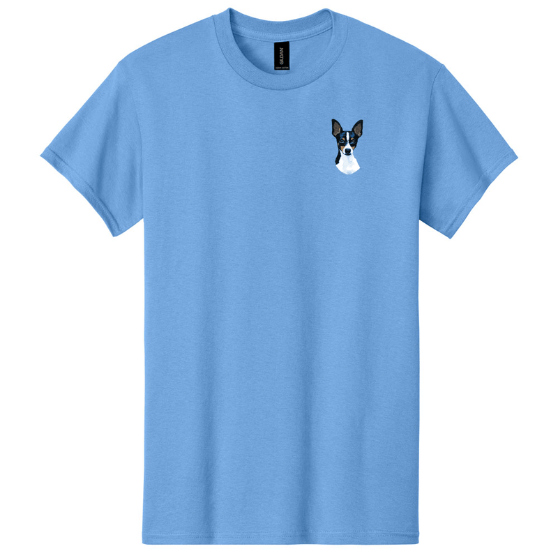 Toy Fox Terrier Embroidered Men's T-Shirt