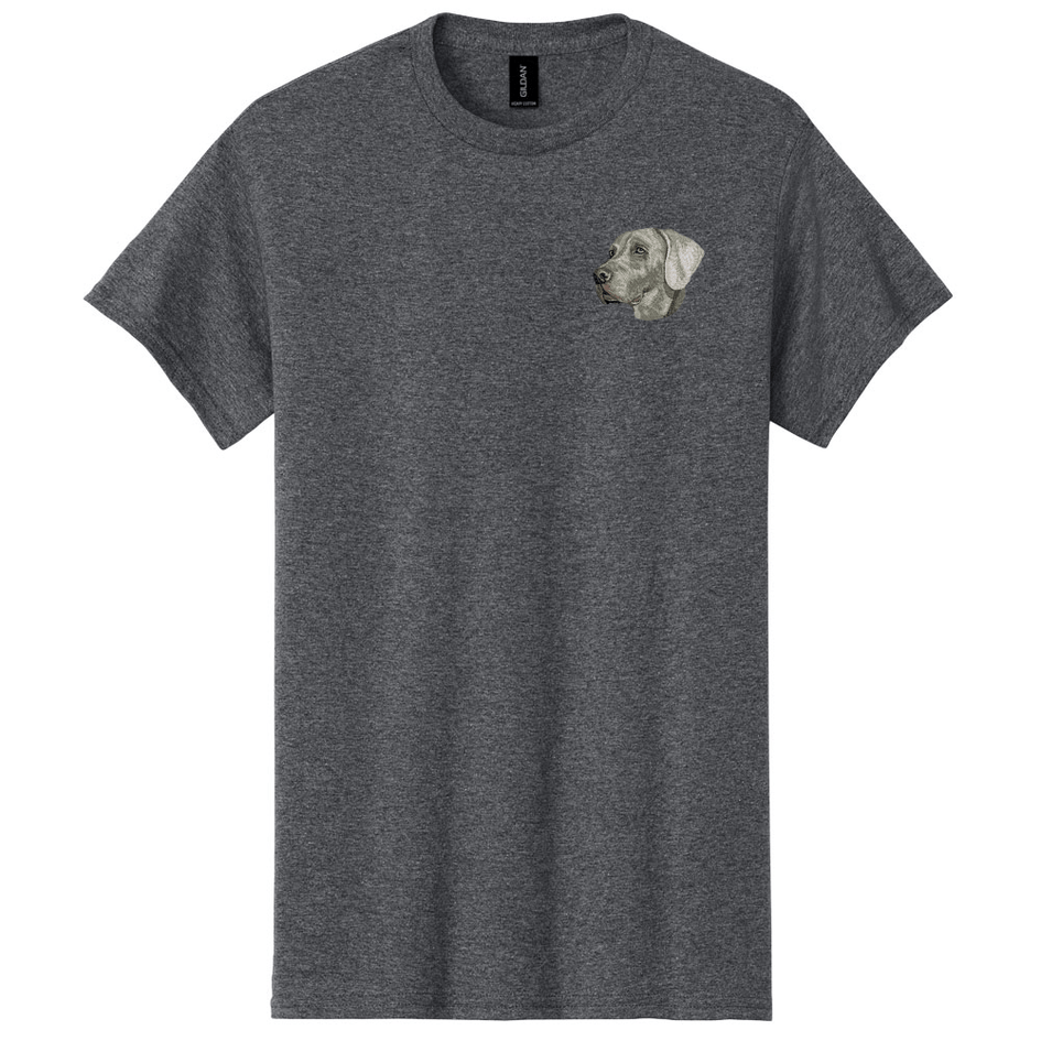 Weimaraner Embroidered Men's T-Shirt