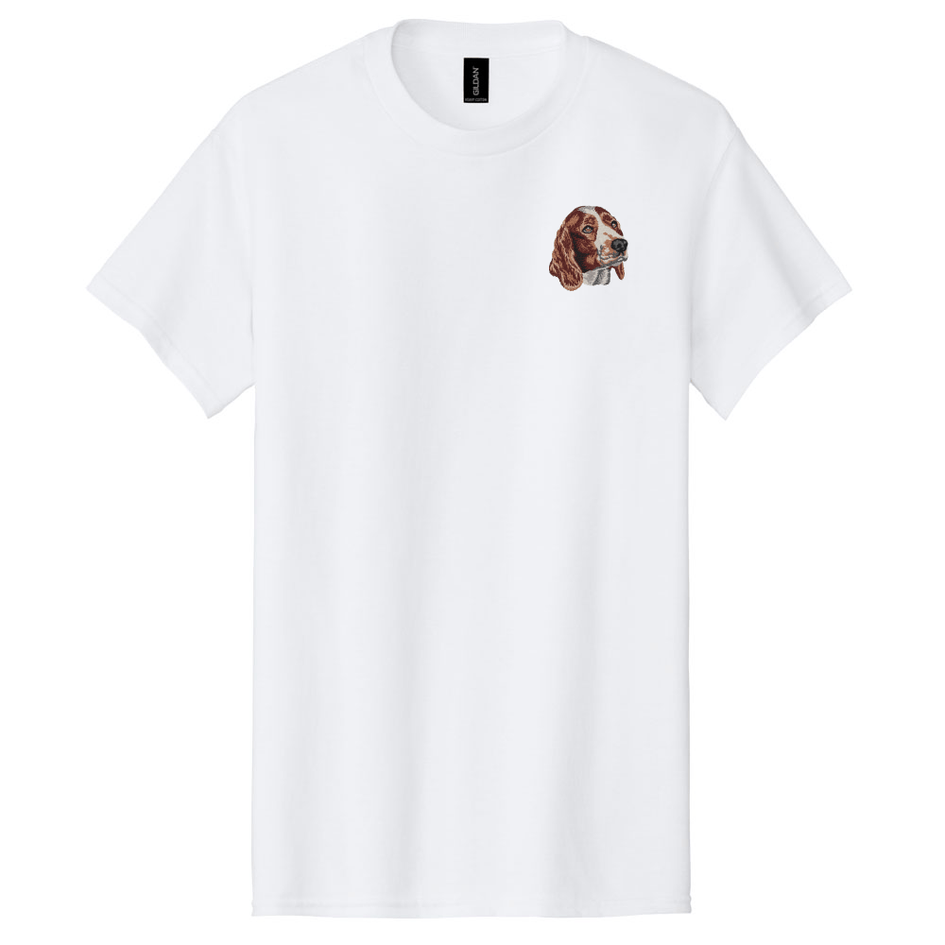 Welsh Springer Spaniel Embroidered Men's T-Shirt