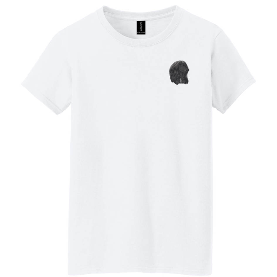 Afghan Hound Embroidered Women's T-Shirt