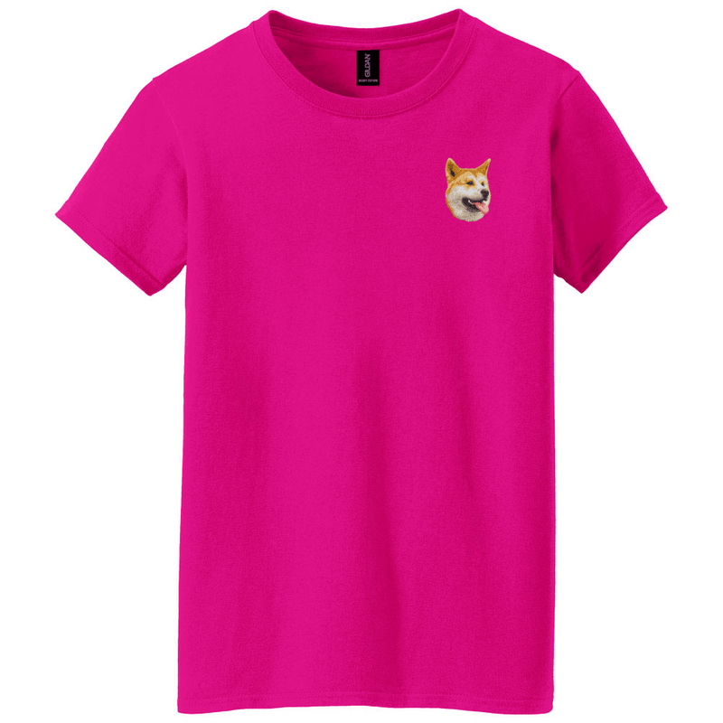 Akita Embroidered Women's T-Shirt