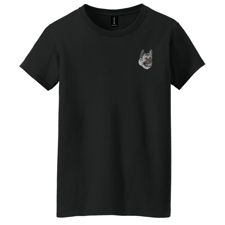 Akita Embroidered Women's T-Shirt