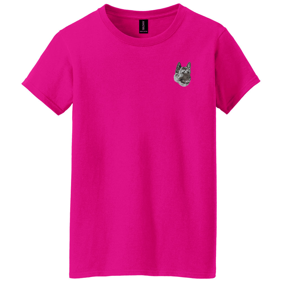 Akita Embroidered Women's T-Shirt