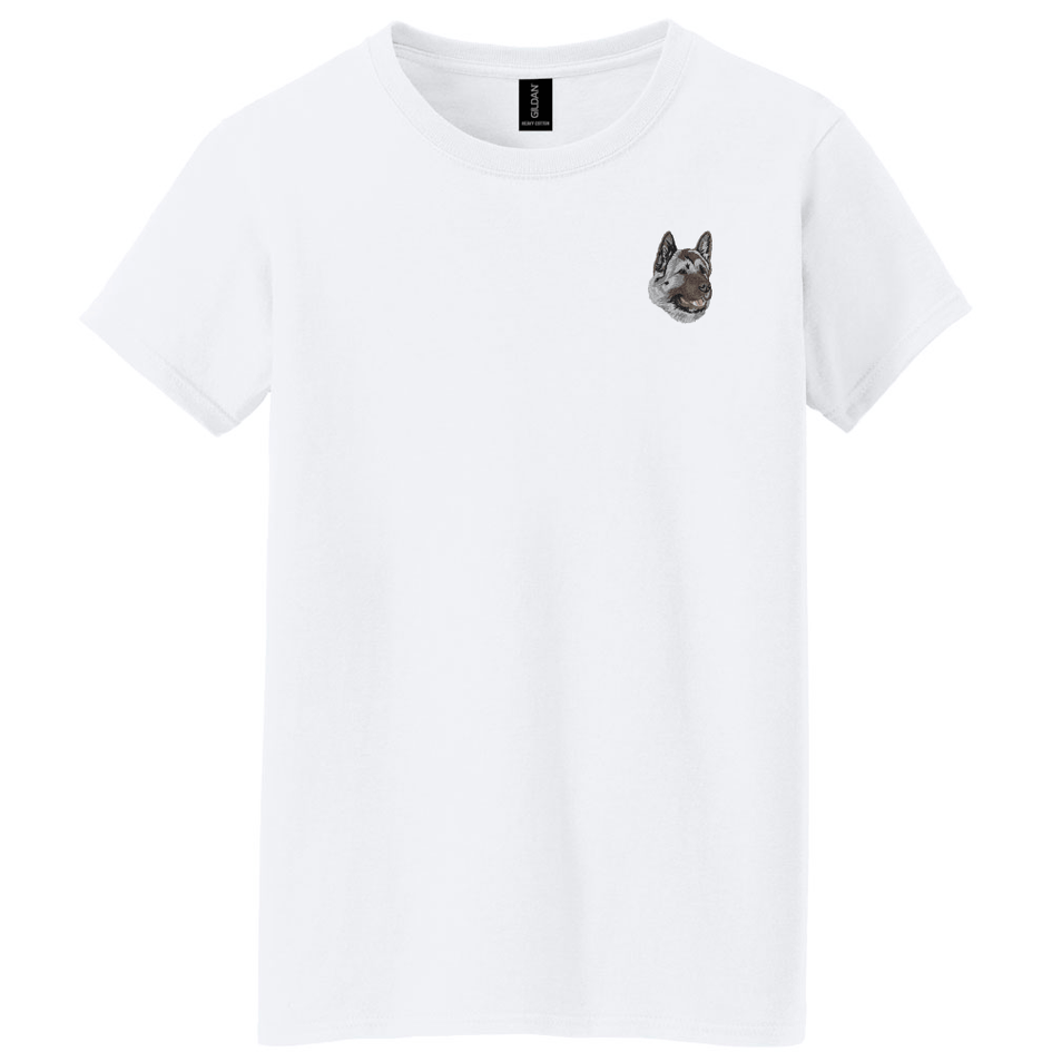 Akita Embroidered Women's T-Shirt