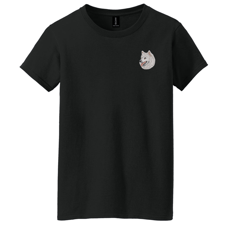 American Eskimo Dog Embroidered Women's T-Shirt