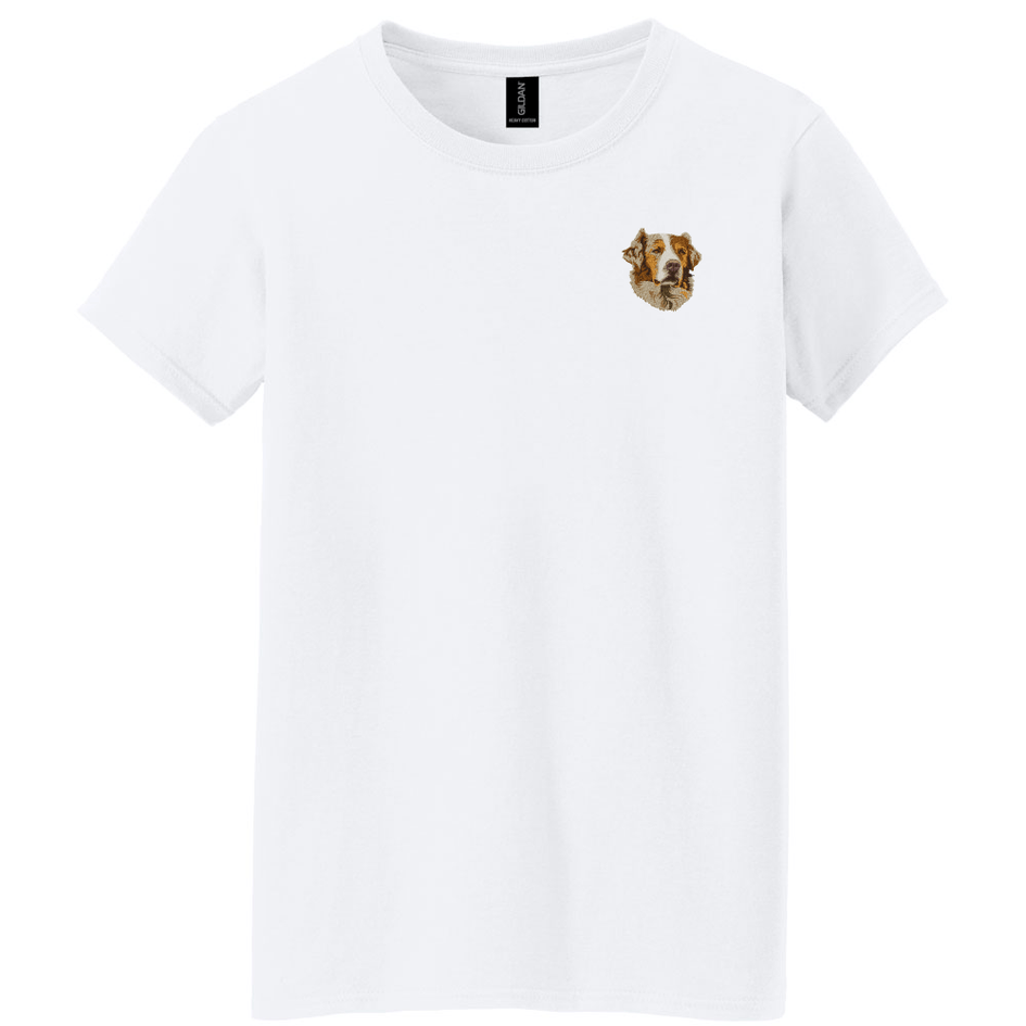 Australian Shepherd Embroidered Women's T-Shirt