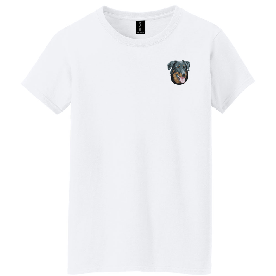 Beauceron Embroidered Women's T-Shirt