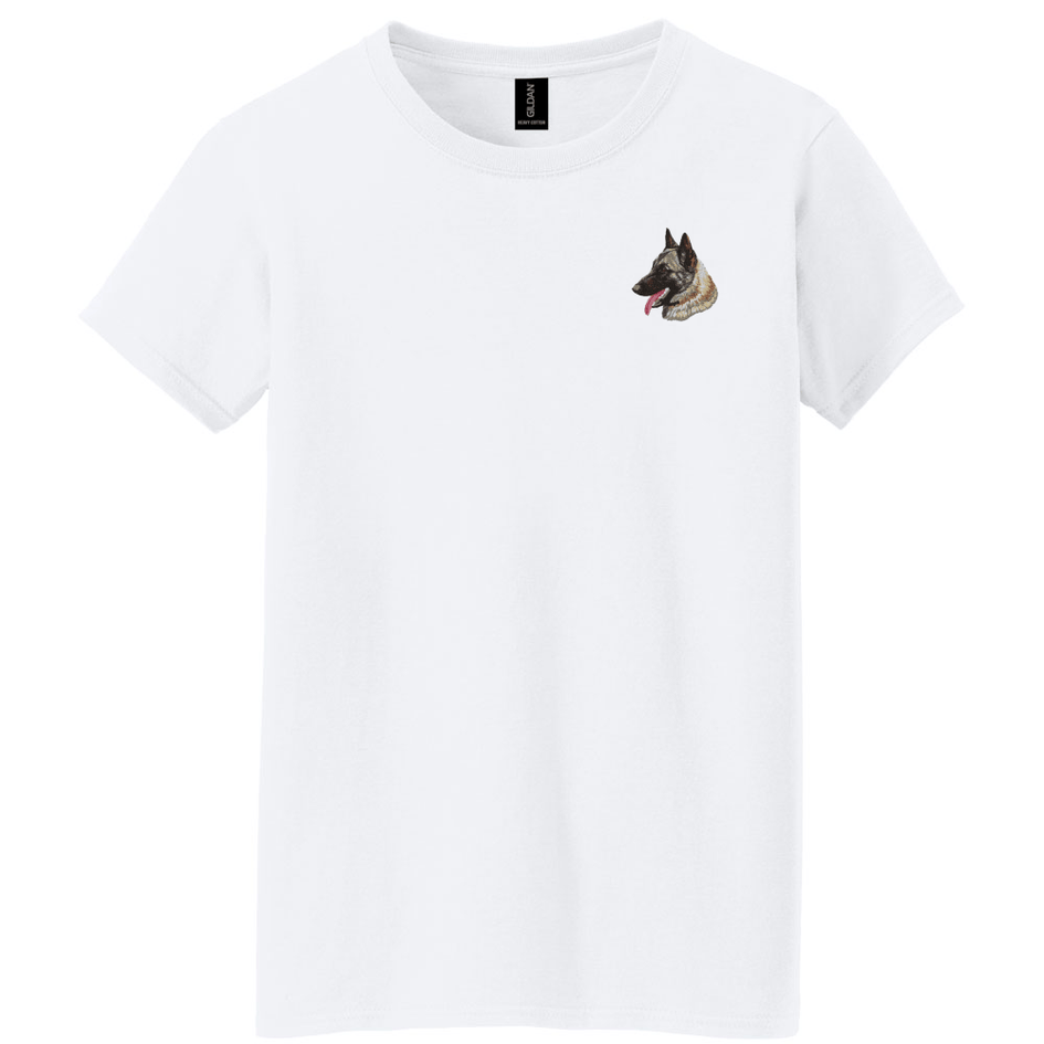 Belgian Malinois Embroidered Women's T-Shirt