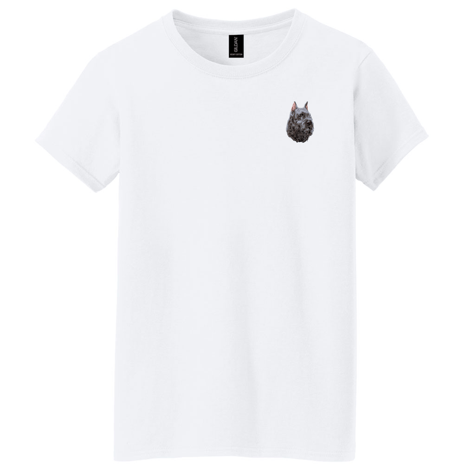 Bouvier des Flandres Embroidered Women's T-Shirt
