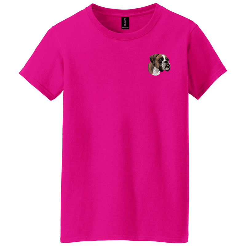 Boxer Embroidered Women's T-Shirt