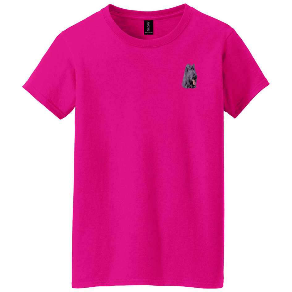 Briard Embroidered Women's T-Shirt