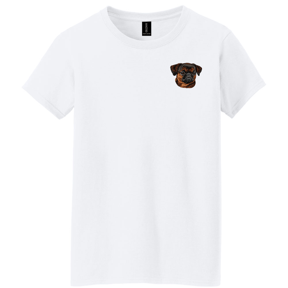 Brussels Griffon Embroidered Women's T-Shirt
