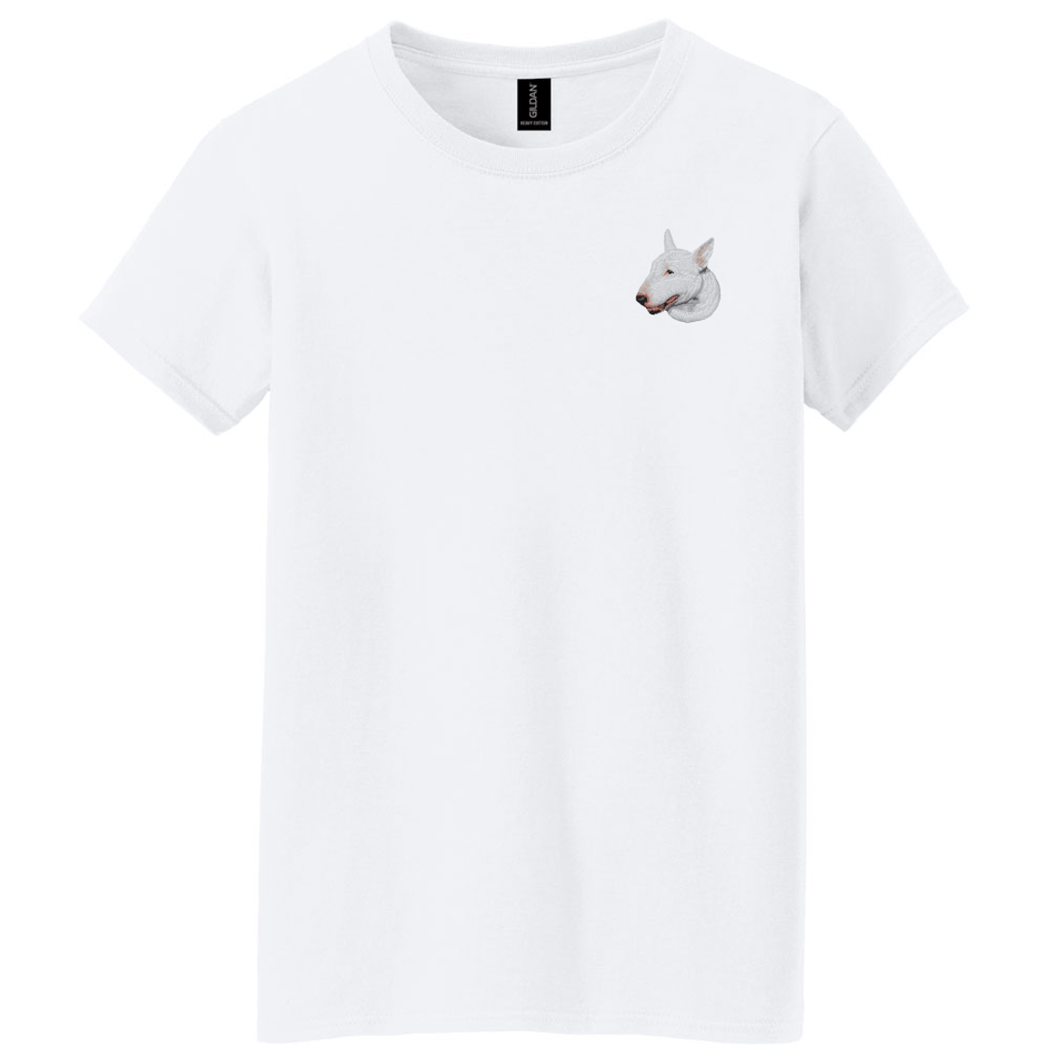 Bull Terrier Embroidered Women's T-Shirt