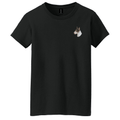 Bull Terrier Embroidered Women's T-Shirt