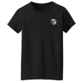 Bulldog Embroidered Women's T-Shirt