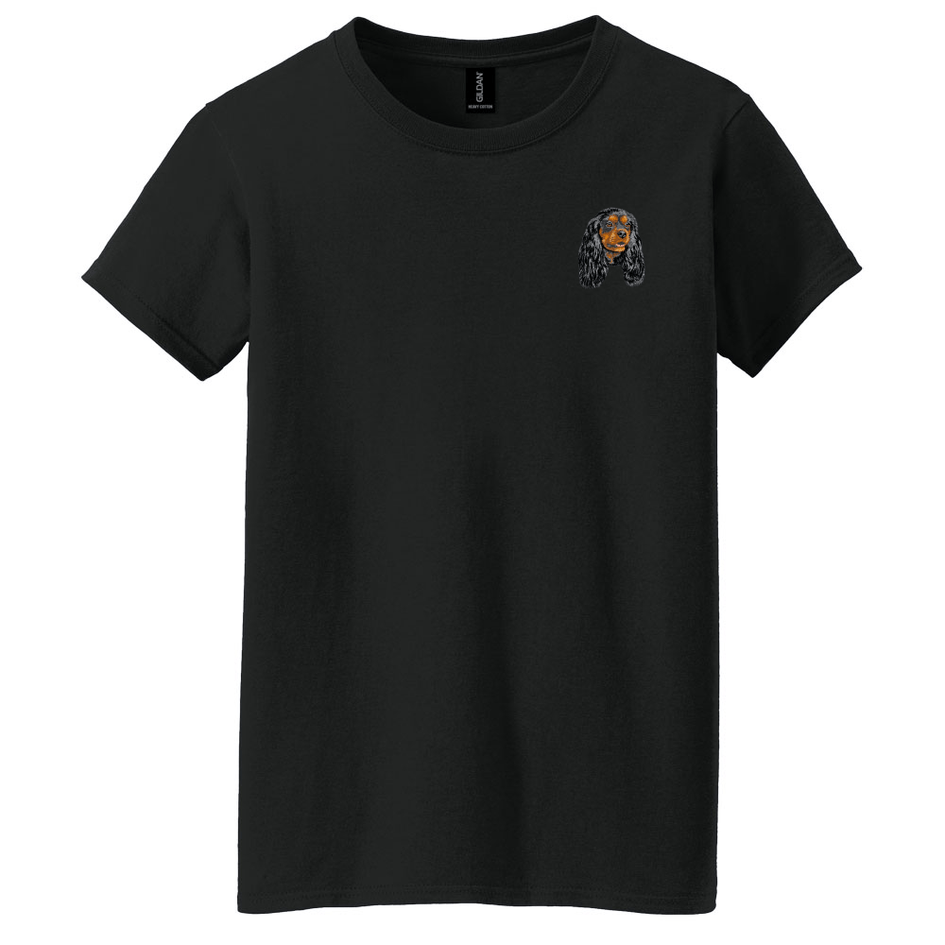 Cavalier King Charles Spaniel Embroidered Women's T-Shirt