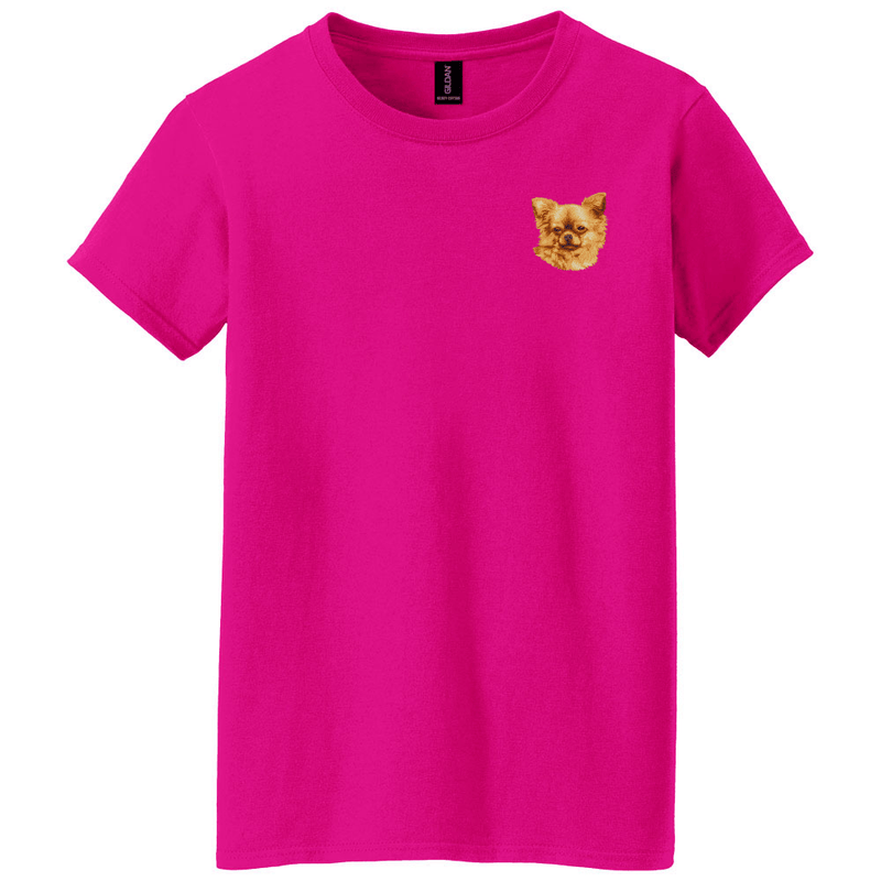 Chihuahua Embroidered Women's T-Shirt