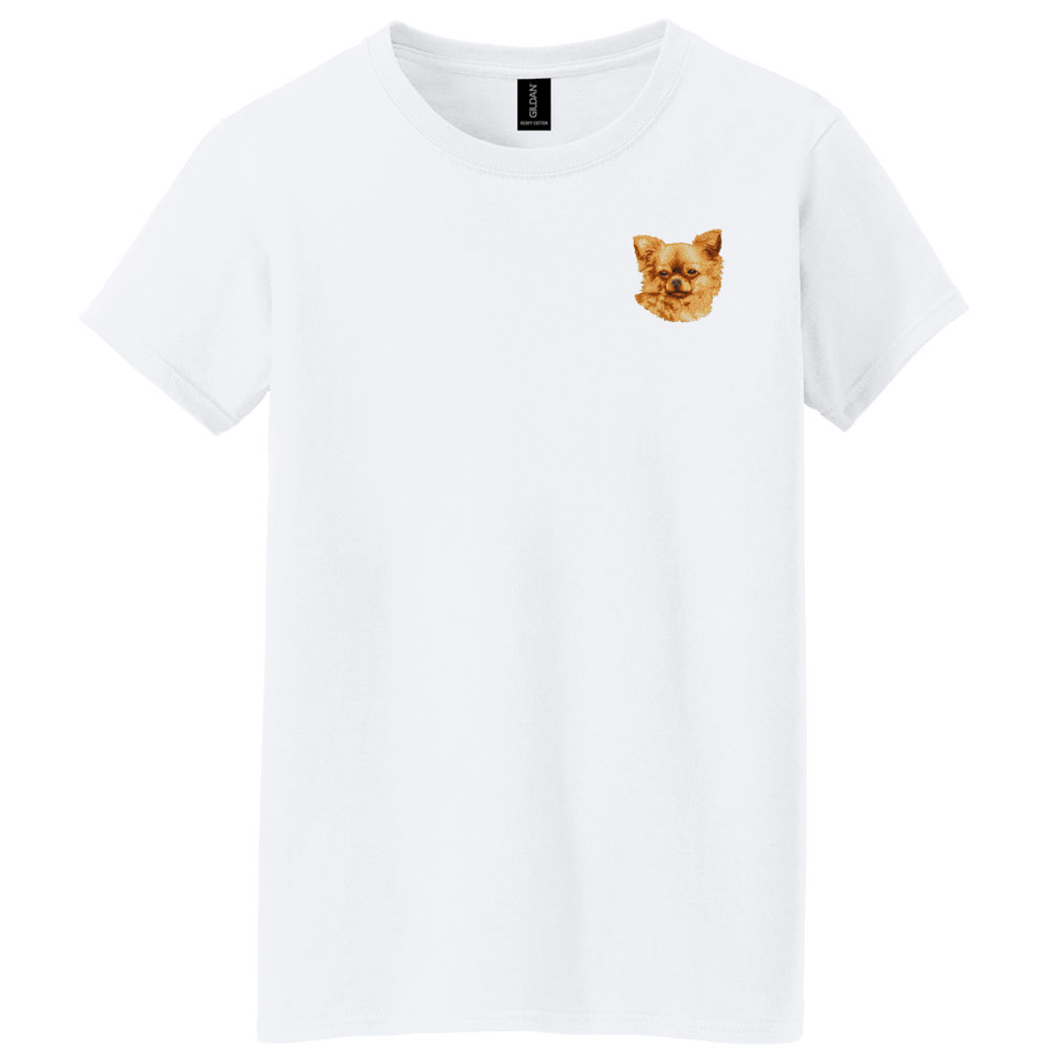 Chihuahua Embroidered Women's T-Shirt