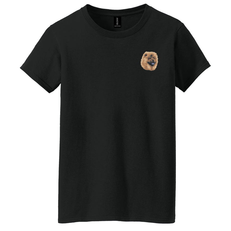 Chow Chow Embroidered Women's T-Shirt