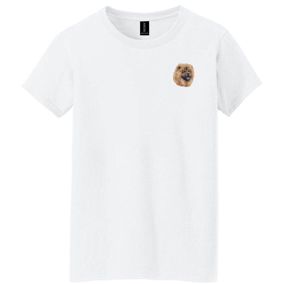 Chow Chow Embroidered Women's T-Shirt