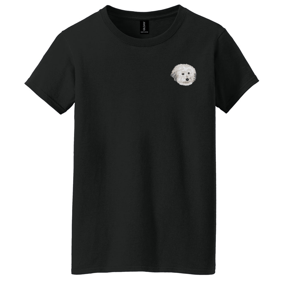 Coton de Tulear Embroidered Women's T-Shirt