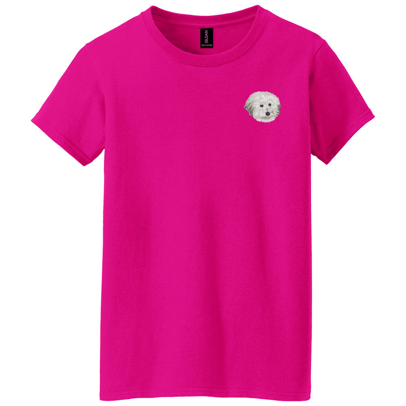 Coton de Tulear Embroidered Women's T-Shirt