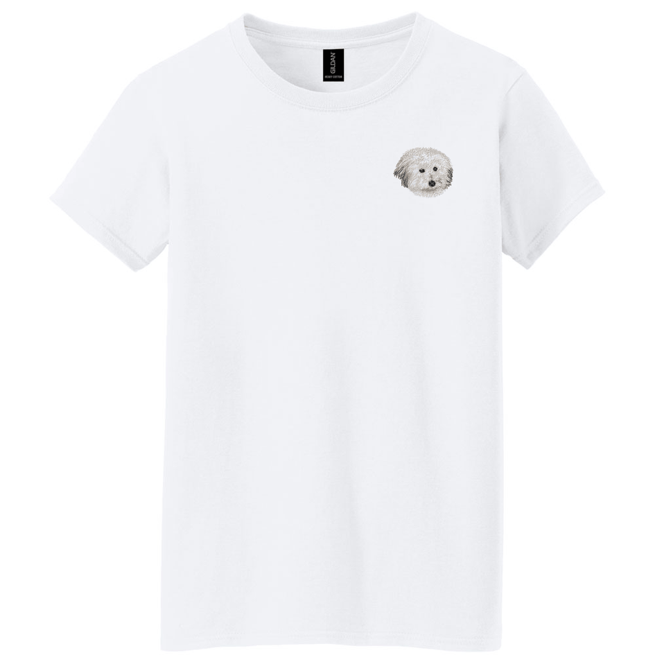 Coton de Tulear Embroidered Women's T-Shirt