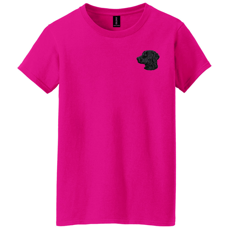 Curly-Coated Retriever Embroidered Women's T-Shirt