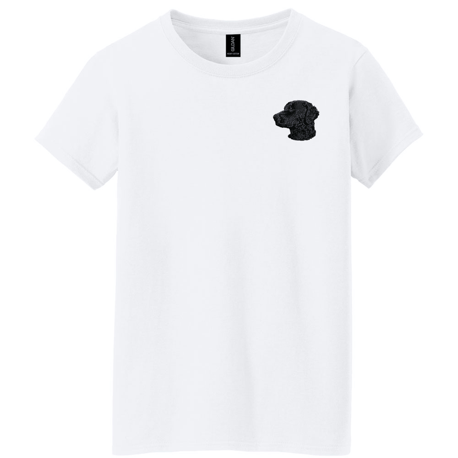 Curly-Coated Retriever Embroidered Women's T-Shirt