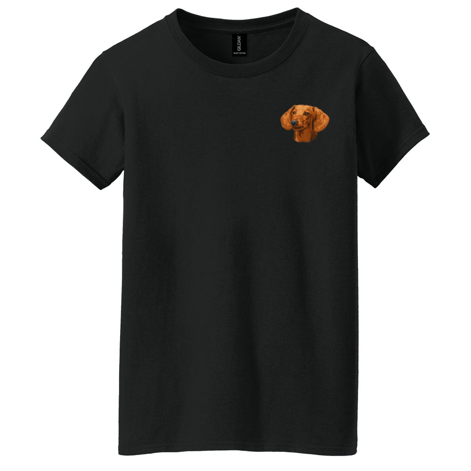 Dachshund Embroidered Women's T-Shirt