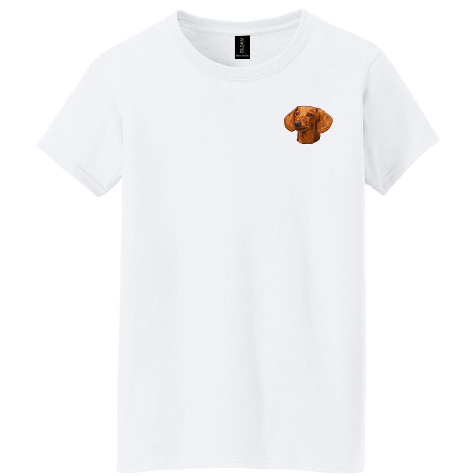 Dachshund Embroidered Women's T-Shirt