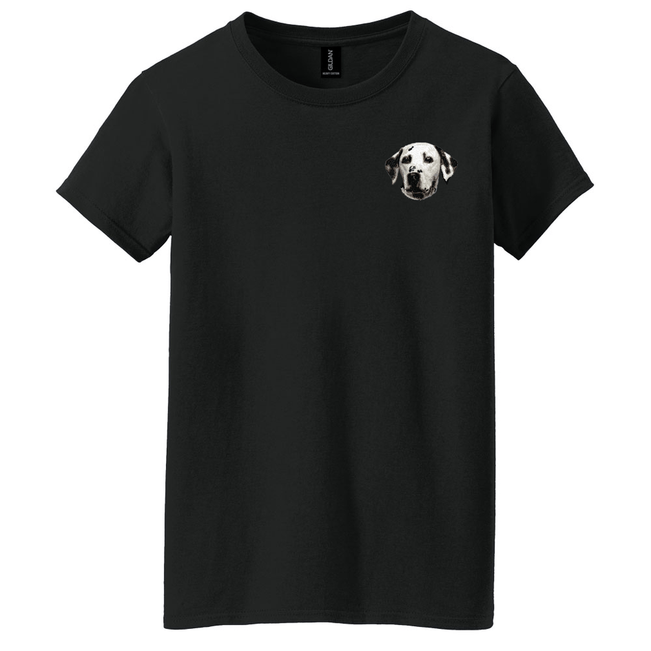 Dalmatian Embroidered Women's T-Shirt