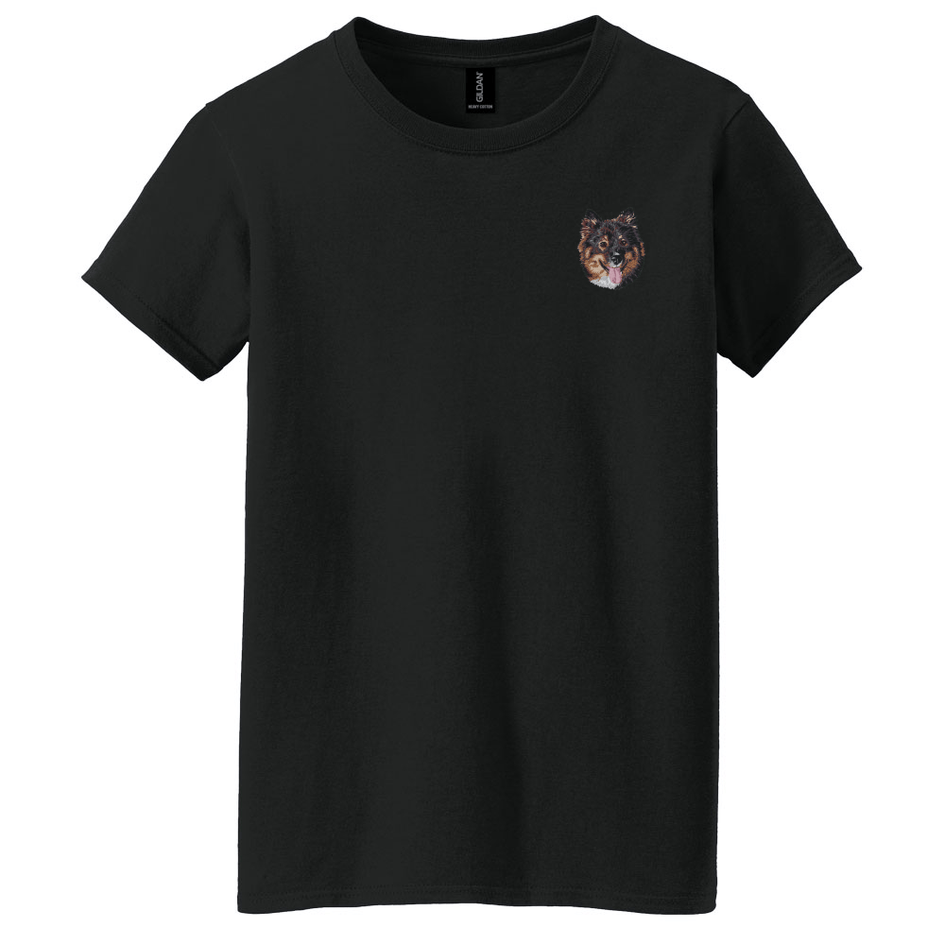Finnish Lapphund Embroidered Women's T-Shirt