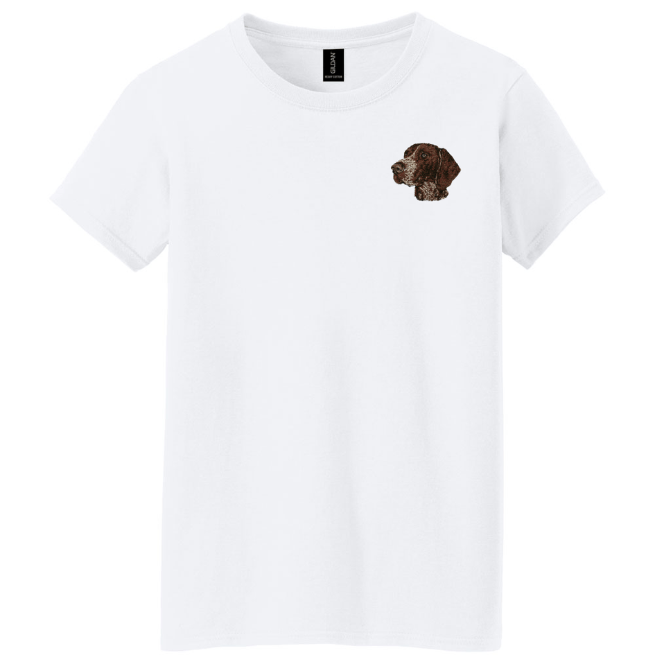 German Shorthaired Pointer Embroidered Women's T-Shirt