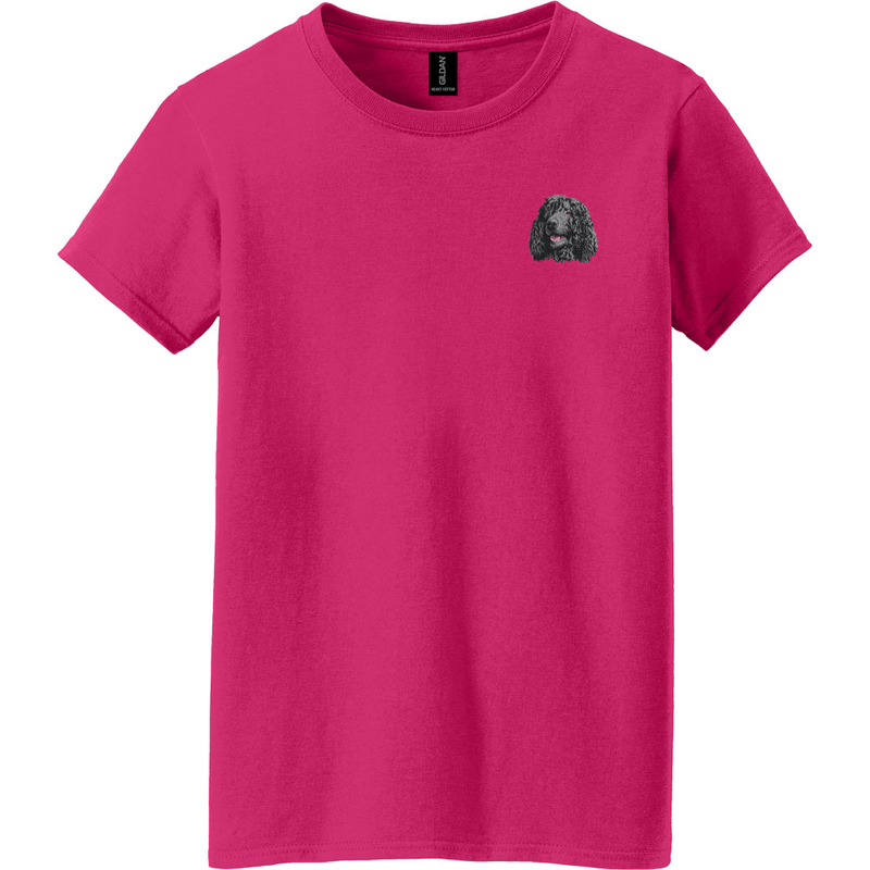 Irish Water Spaniel Embroidered Women's T-Shirt