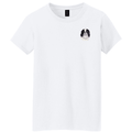 Japanese Chin Embroidered Women's T-Shirt