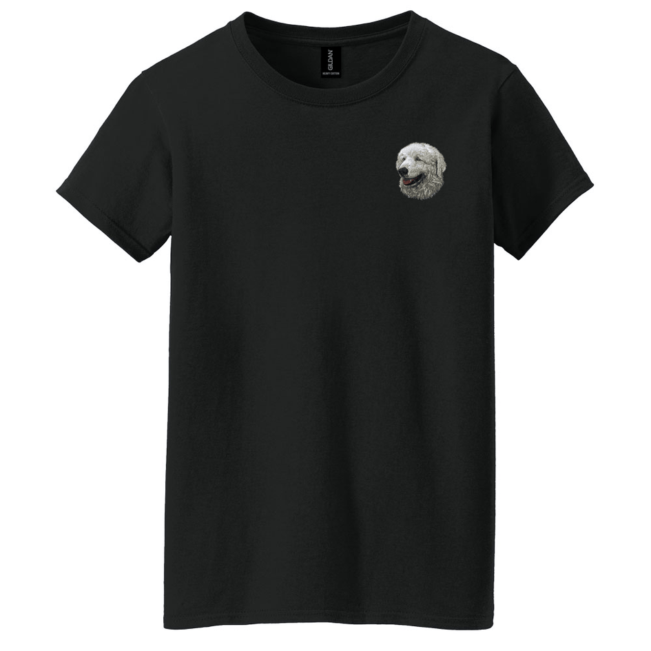 Kuvasz Embroidered Women's T-Shirt