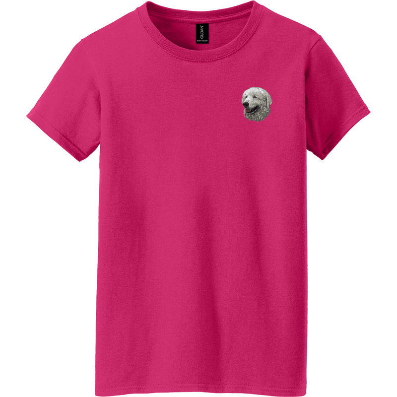 Kuvasz Embroidered Women's T-Shirt