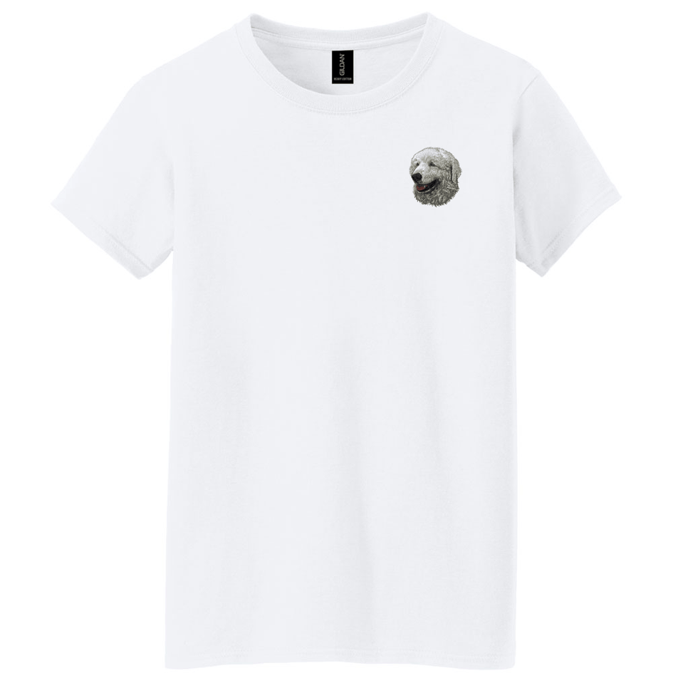 Kuvasz Embroidered Women's T-Shirt