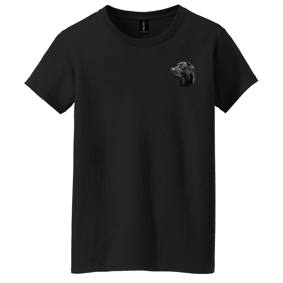Labrador Retriever Embroidered Women's T-Shirt